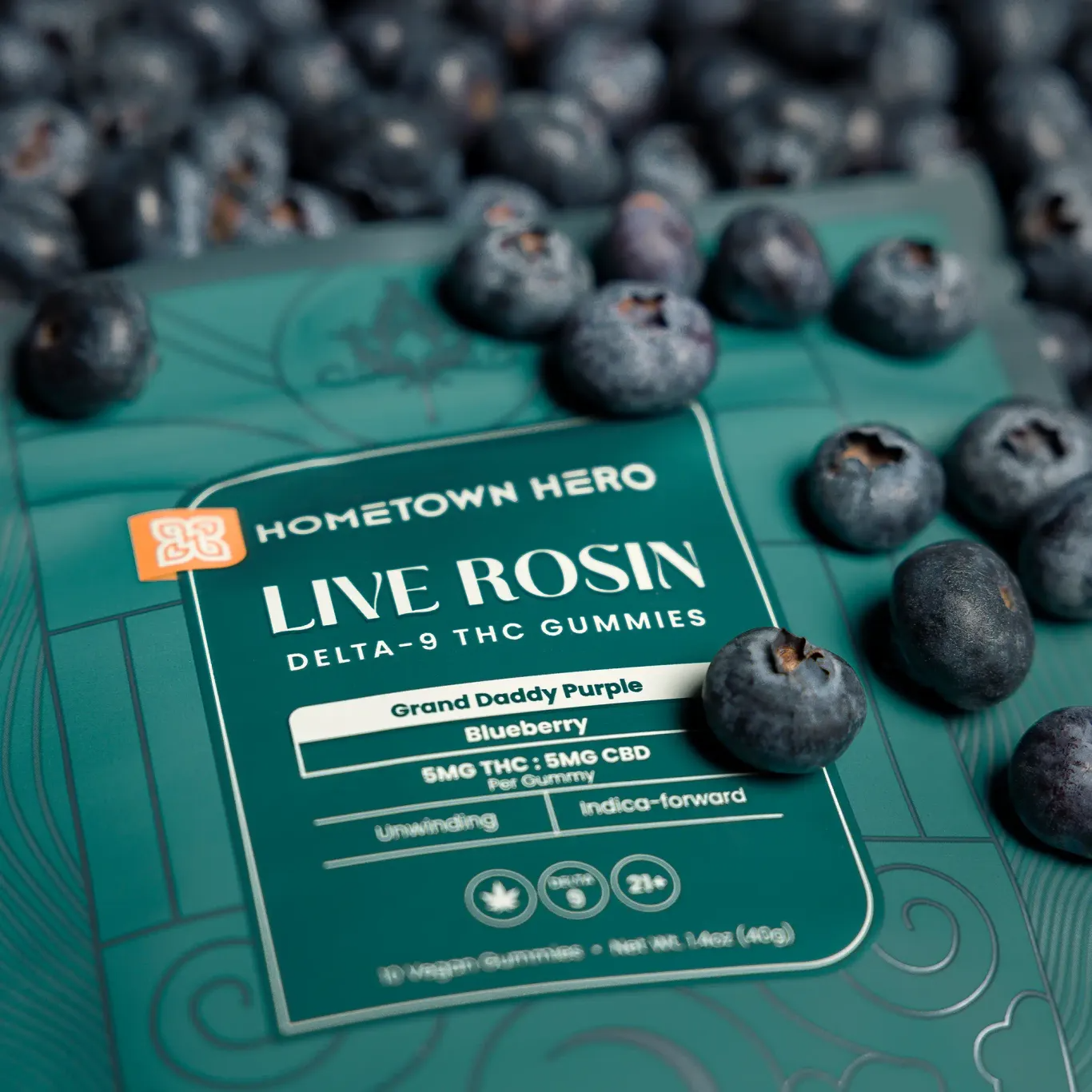 Grand Daddy Purple Live Rosin Gummies - 5mg THC
