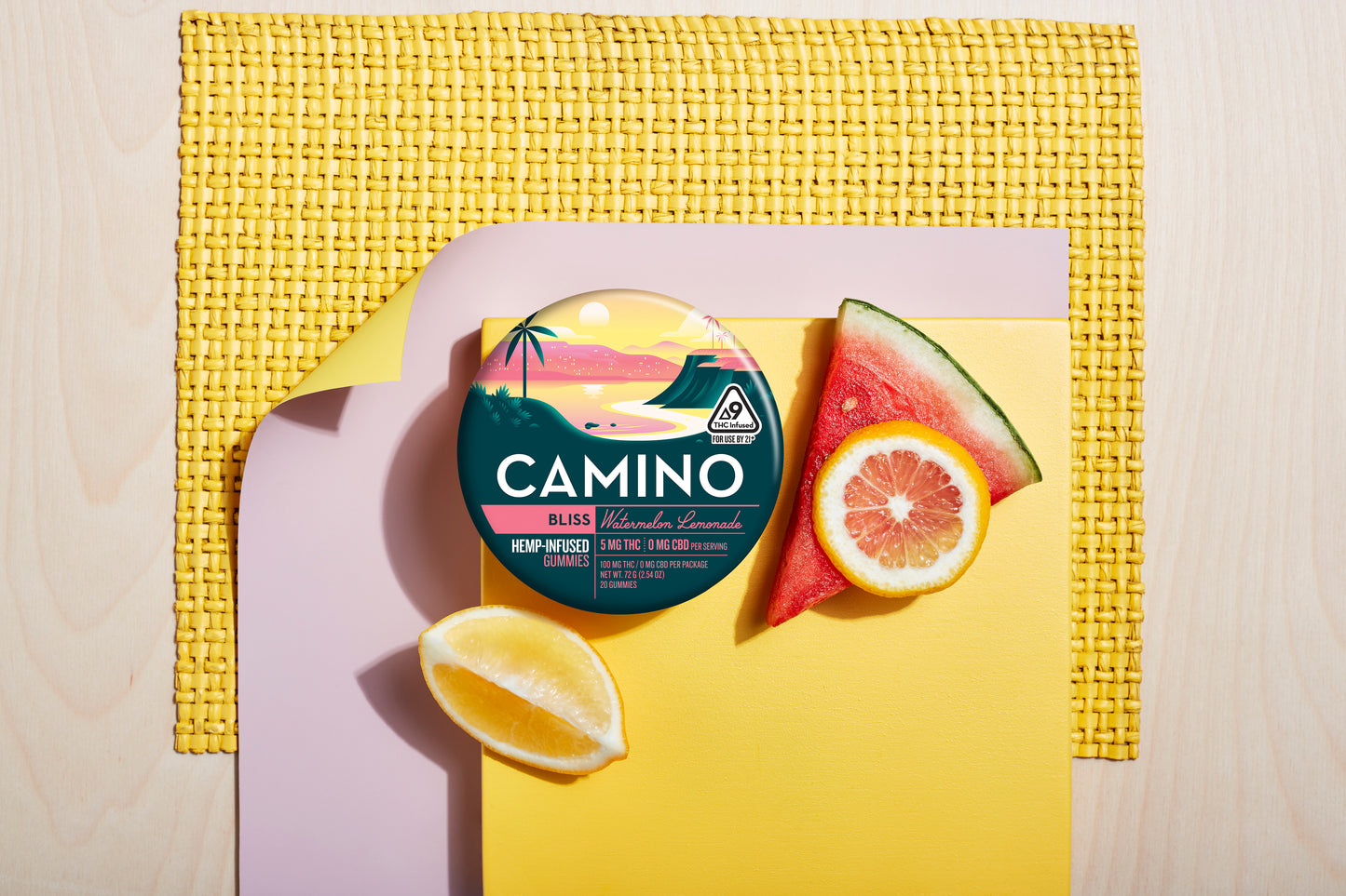 Watermelon Lemonade Bliss Gummies - 5mg THC