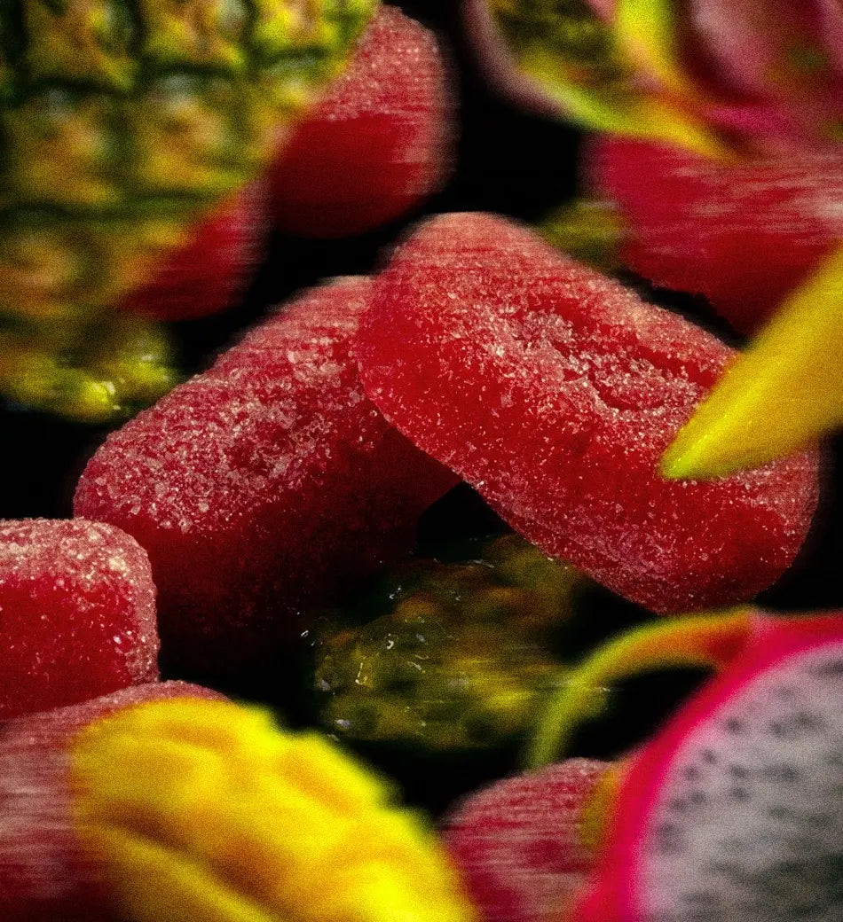Utopia Sour Tropic Punch Gummies - 20mg CBG and 5mg CBD