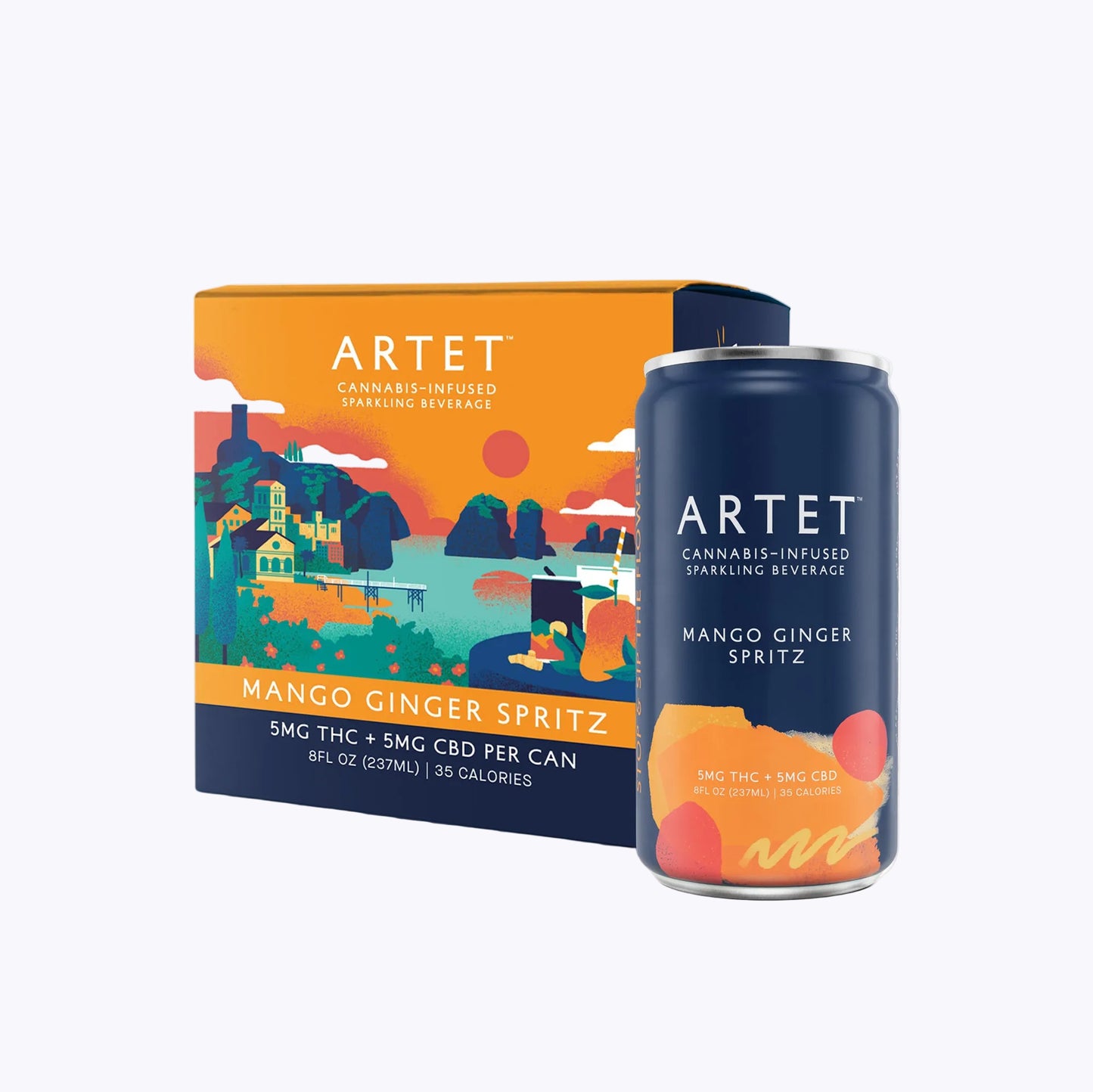 Mango Ginger Spritz 1:1 - 5mg or 10mg THC