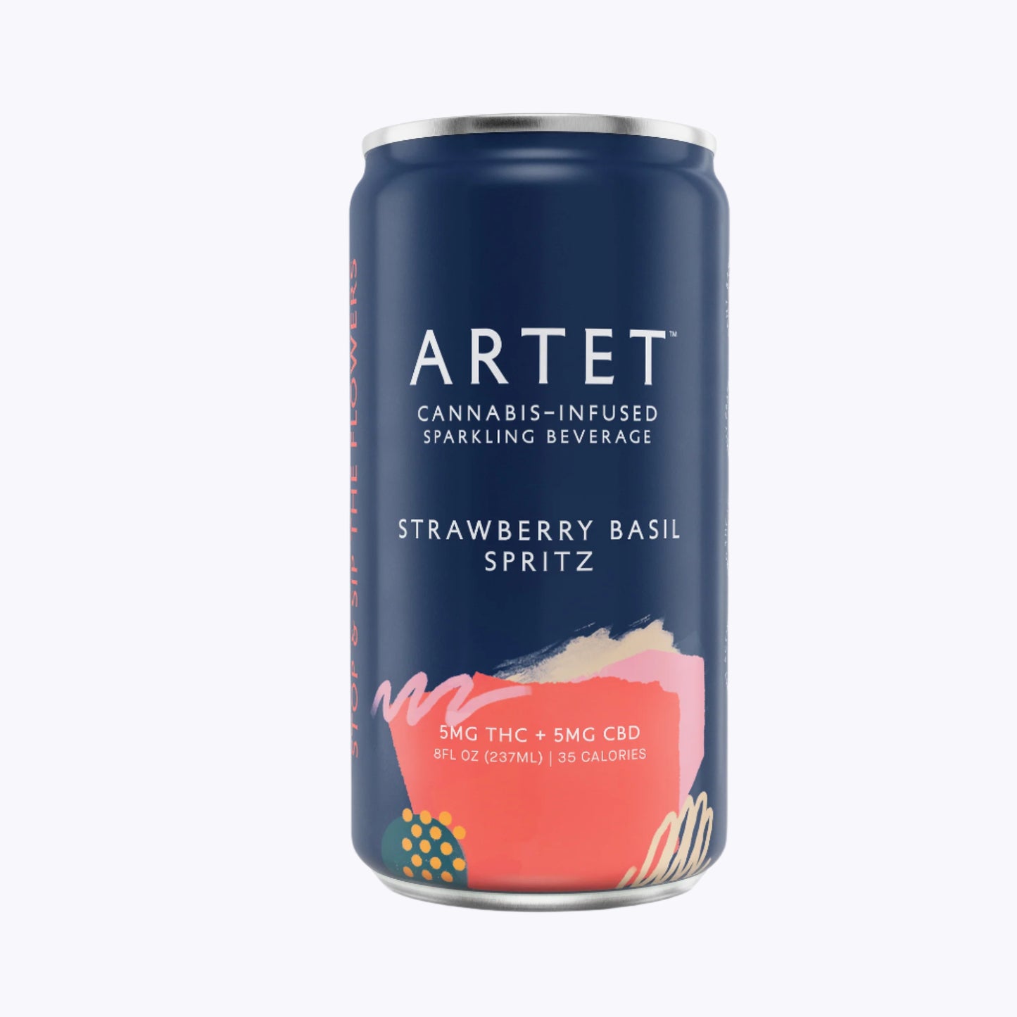 Strawberry Basil Spritz 1:1 - 5mg THC and CBD
