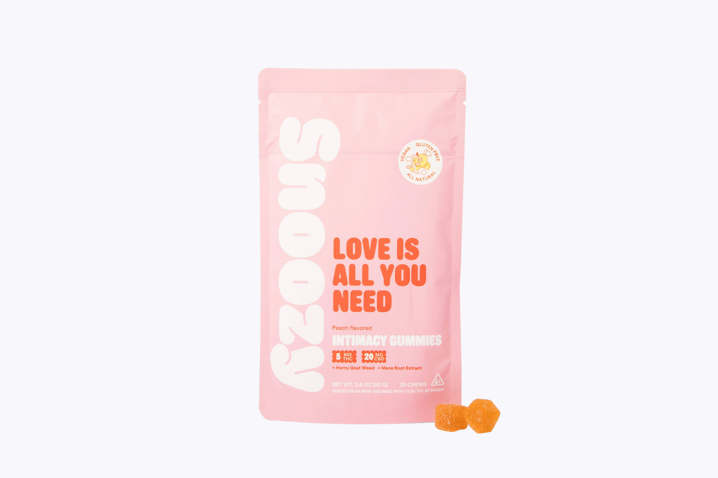 Intimacy Gummies - 5mg THC and 20mg CBD