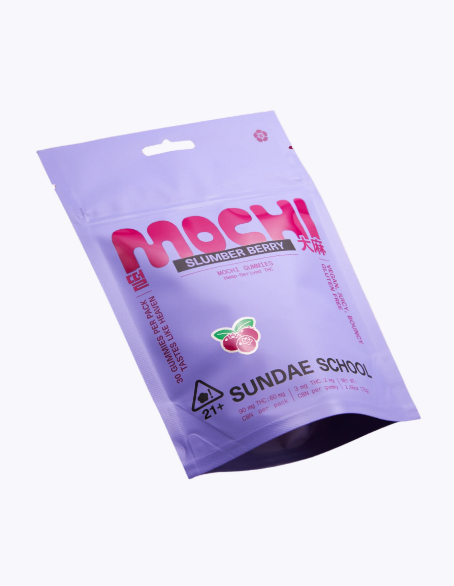Slumber Berry Mochi - 3mg THC and 2mg CBN