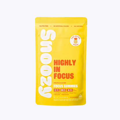 Highly In Focus Gummies - 5mg THC, 20mg CBD, and 5mg CBG