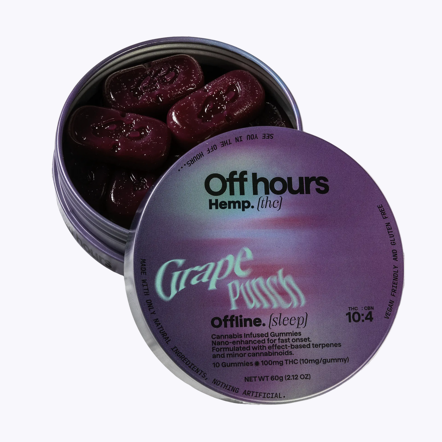 Offline Grape Punch - 10mg THC, 10mg CBD & 4mg CBN