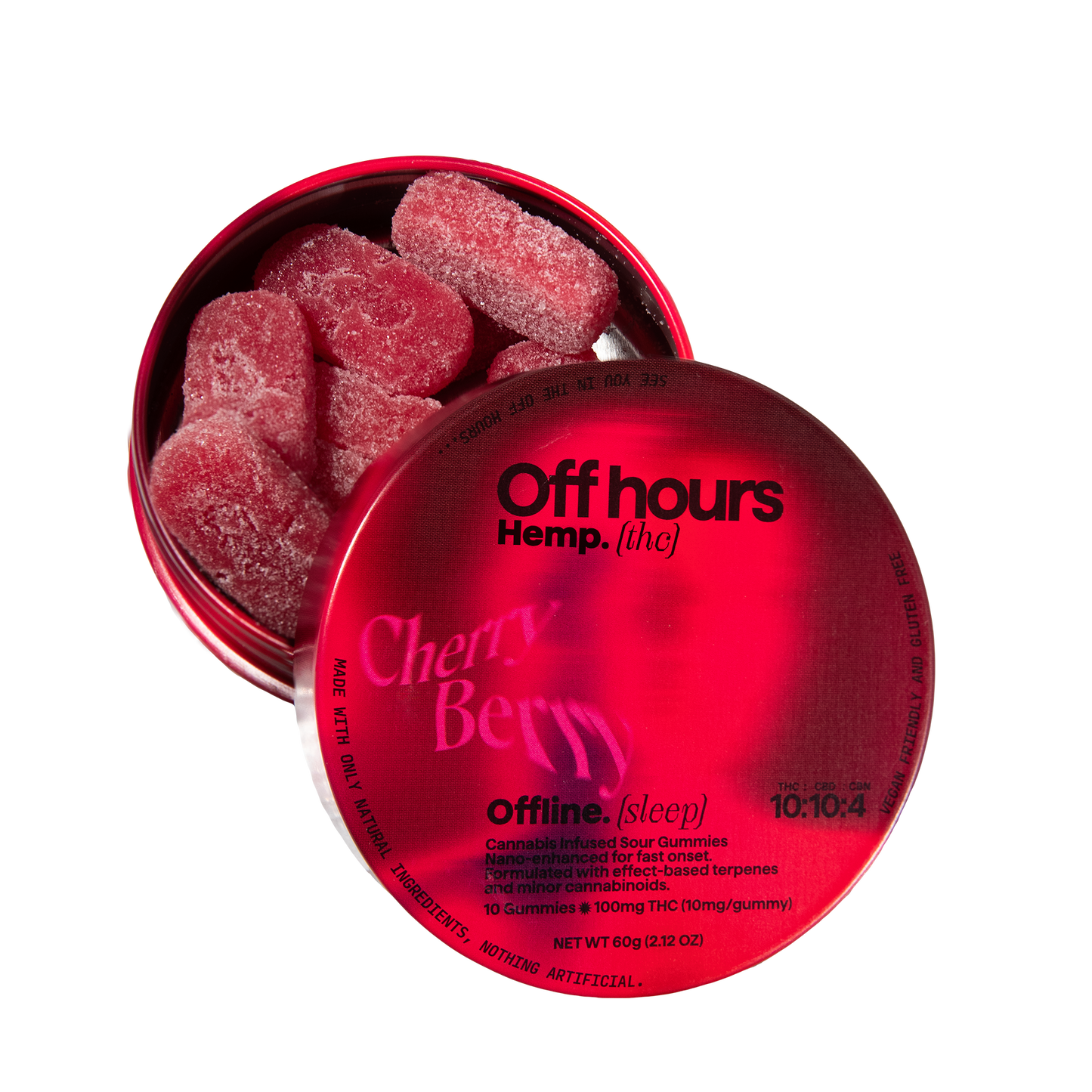 Offline Cherry Berry Gummies - 10mg THC and 4mg CBN