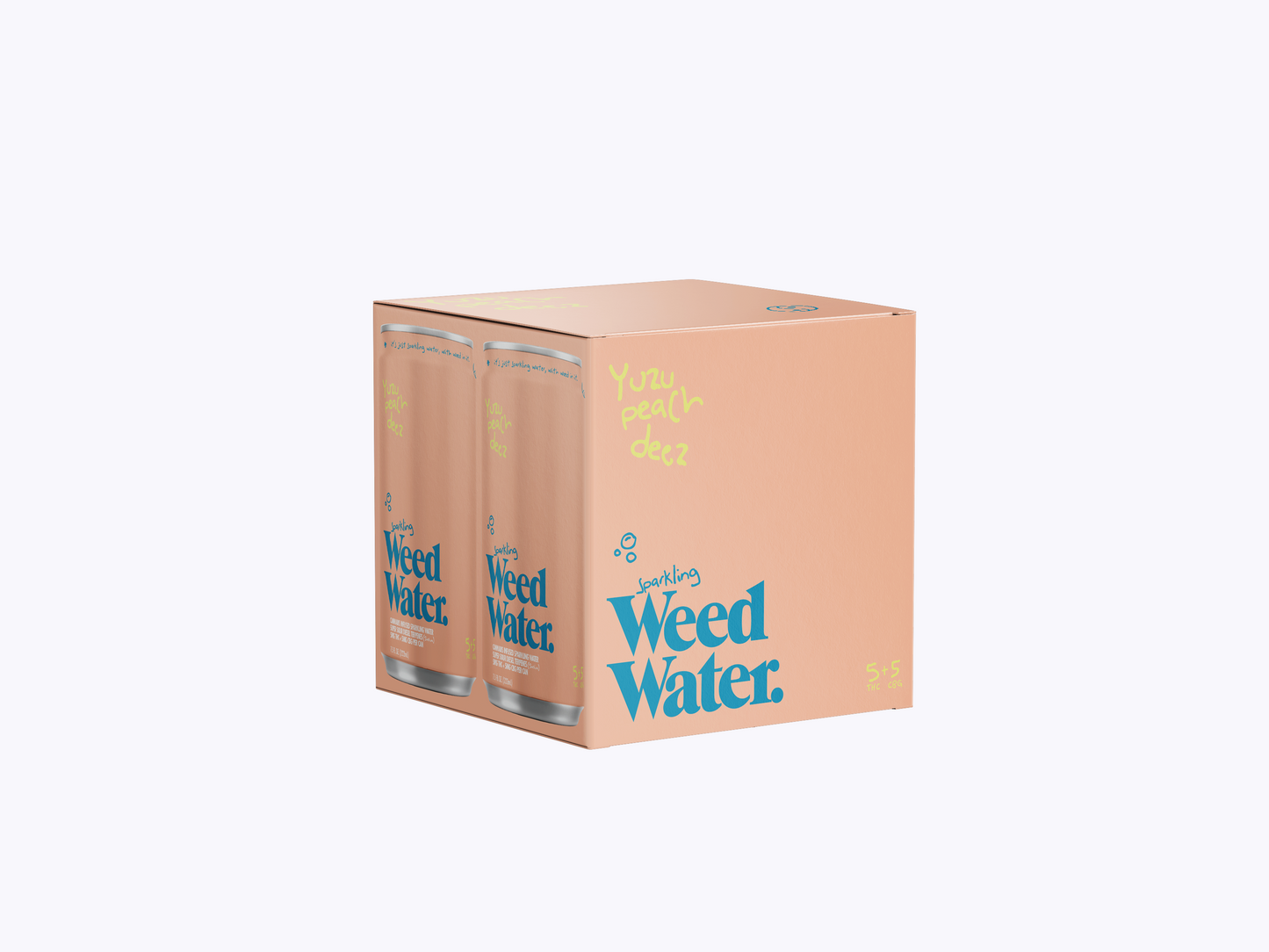 Peach Yuzu Deez Seltzer - 5mg THC and CBG