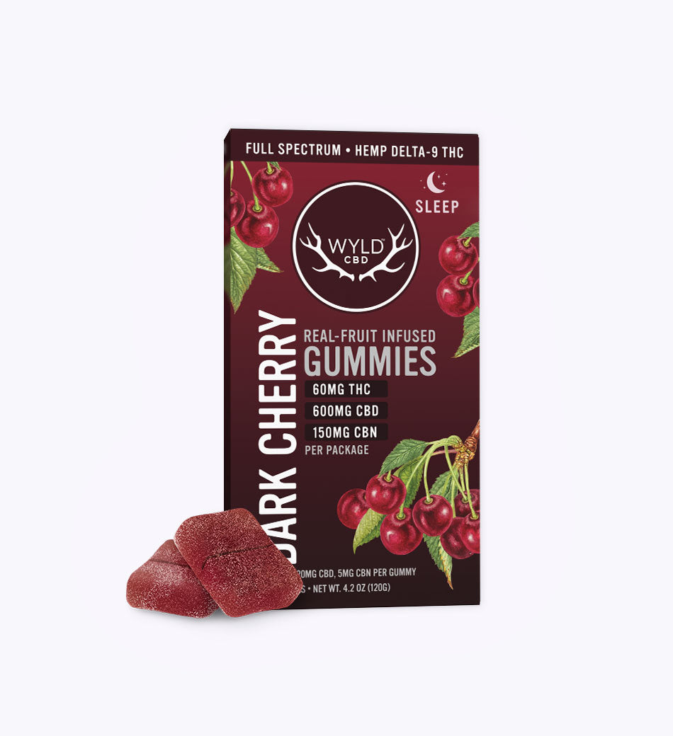 Dark Cherry Rest Gummies - 2mg THC and 5mg CBN