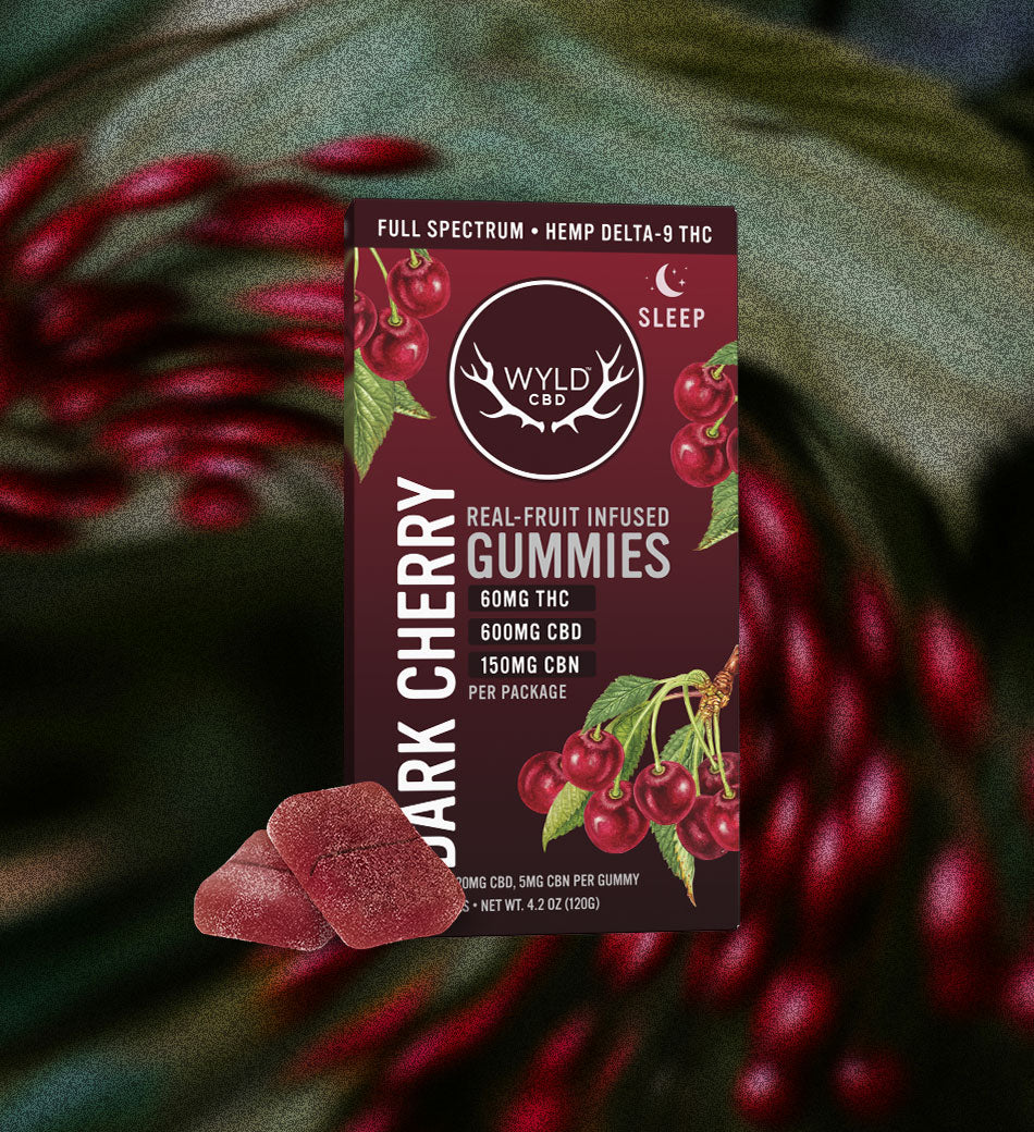 Dark Cherry Rest Gummies - 2mg THC and 5mg CBN