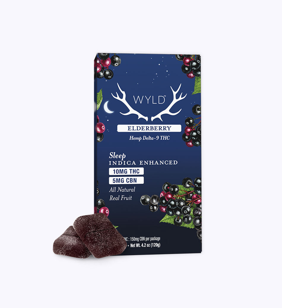 Elderberry Sleep 2:1 Gummies - 10mg THC