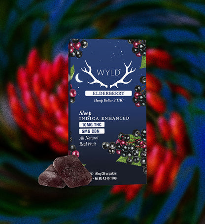Elderberry Sleep 2:1 Gummies - 10mg THC