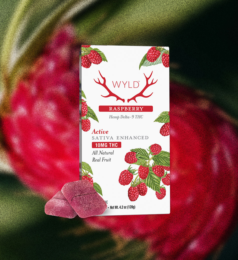 Raspberry Active Gummies - 10mg THC