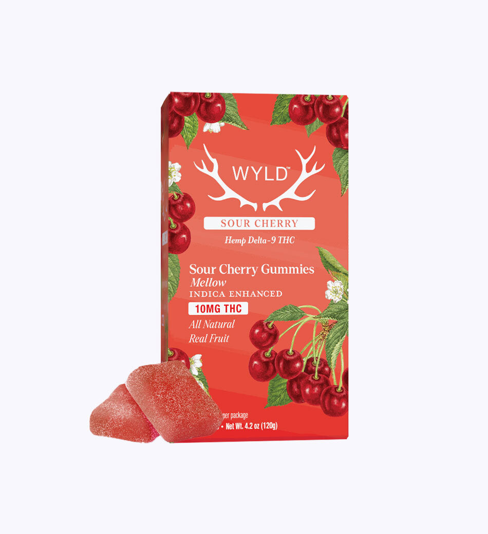 Sour Cherry Mellow Gummies - 10mg THC